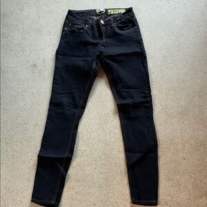 Dark wash skinny jeans size 9